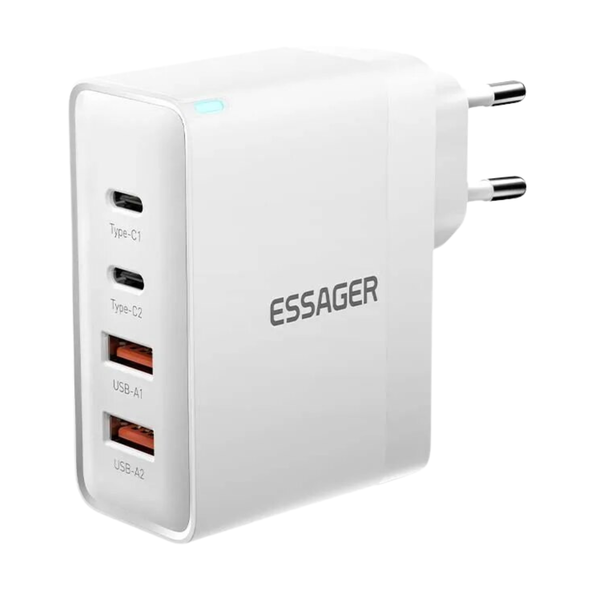Adaptador de Tomada Essager 100W GaN Carga Rápida