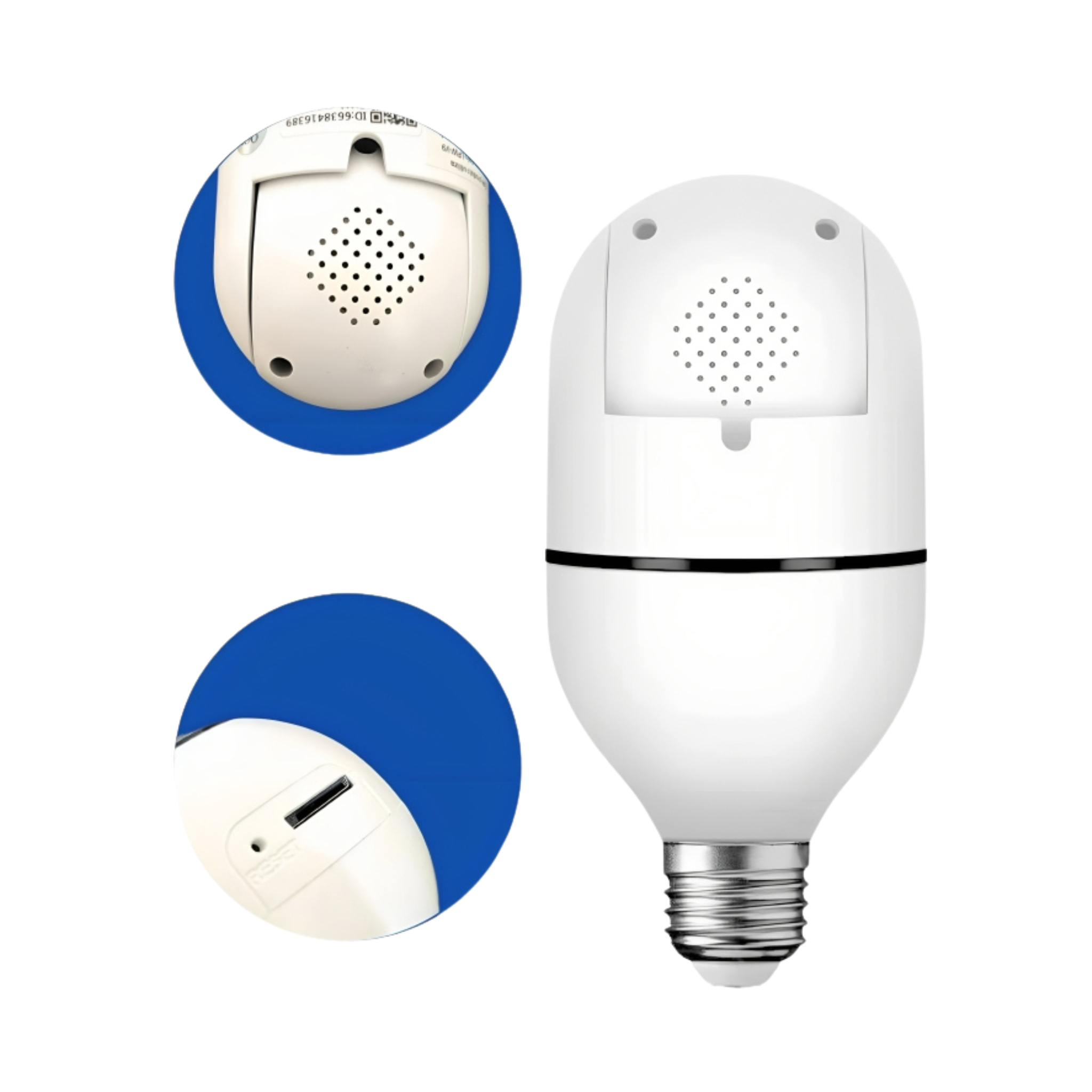 Câmera Wi-Fi Full HD  Smart Lâmpada Bivolt Yoosee