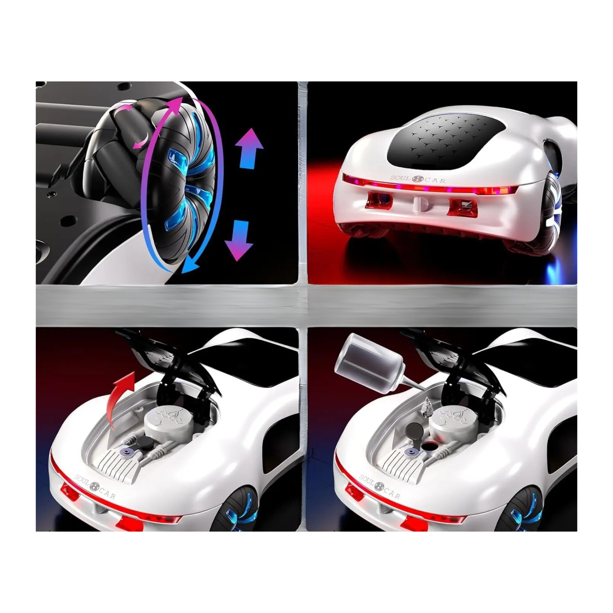 Carro Futurístico ToyKids RC com Controle