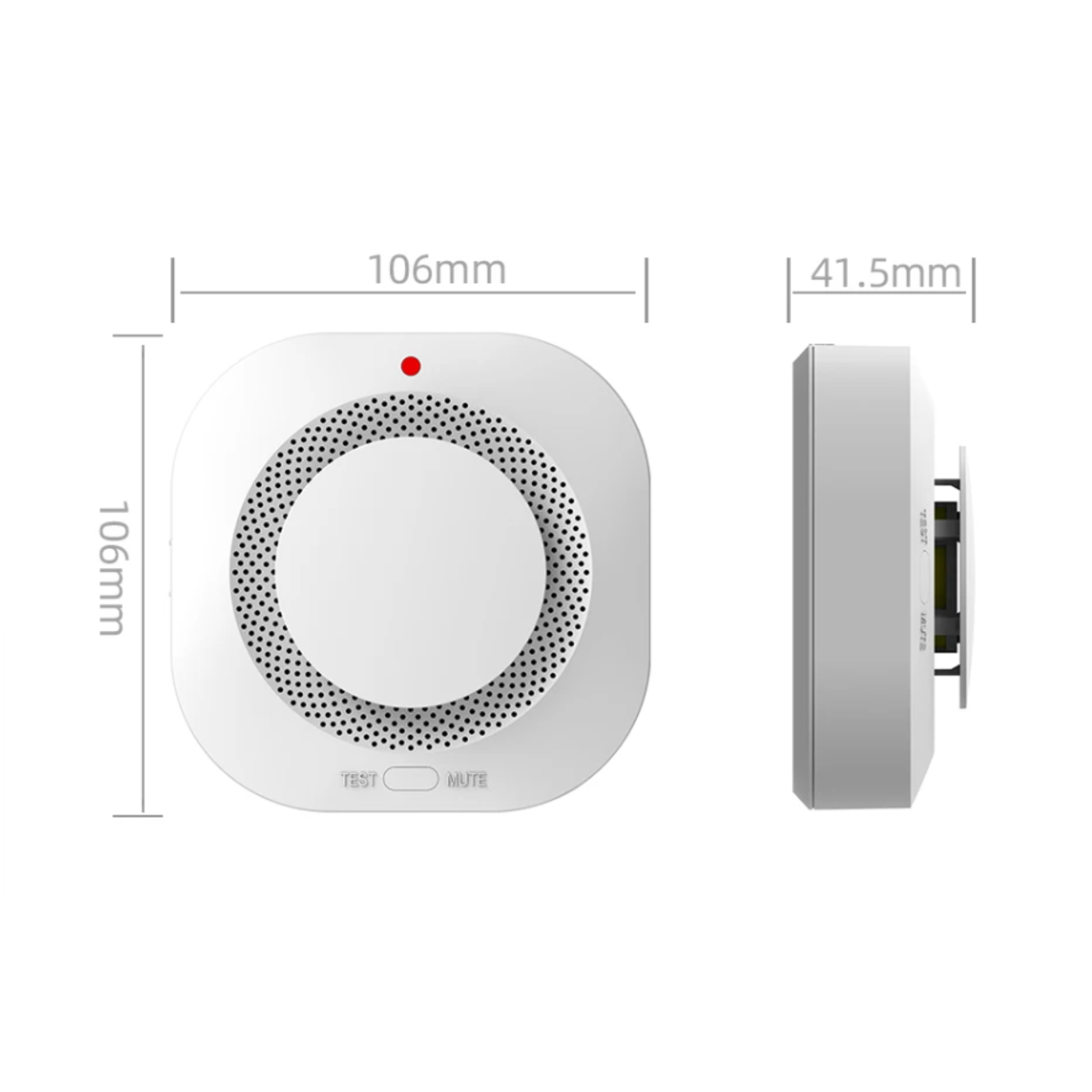 Detector De Fumaça Inteligente Tuya Zigbee