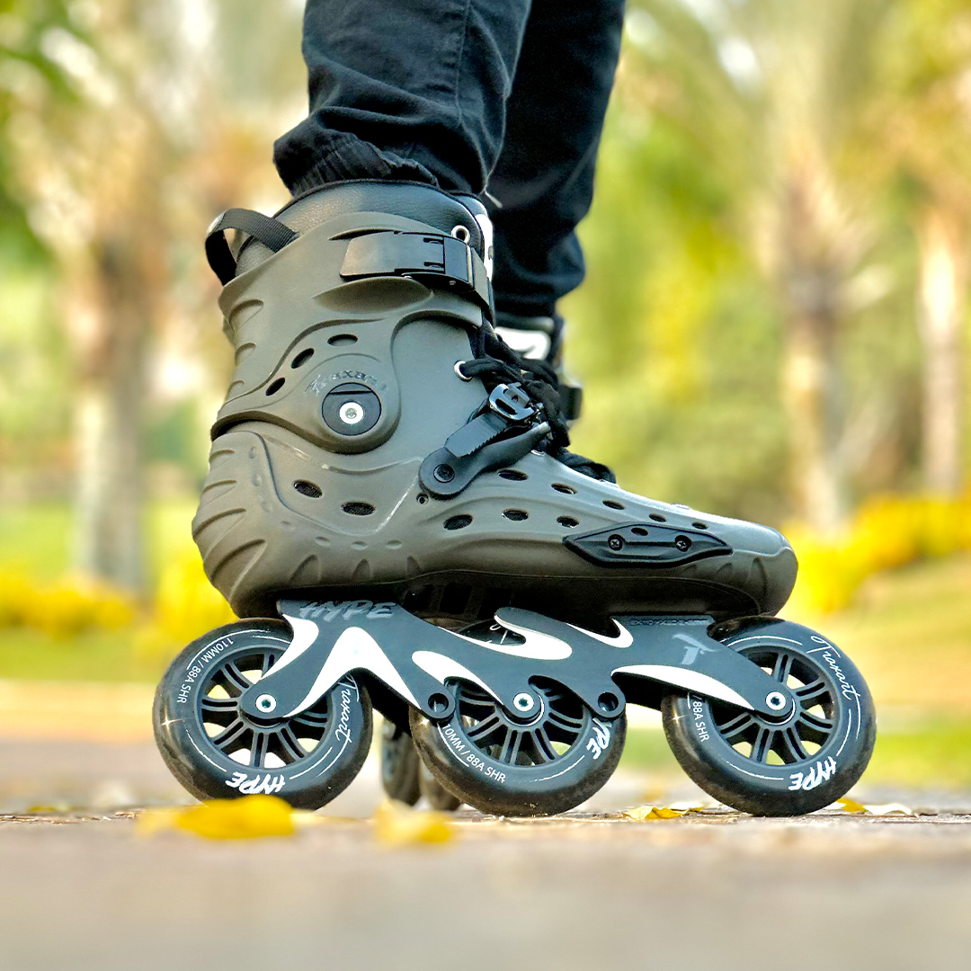 Patins Hype Verde - 110mm ABEC-9 Cromo