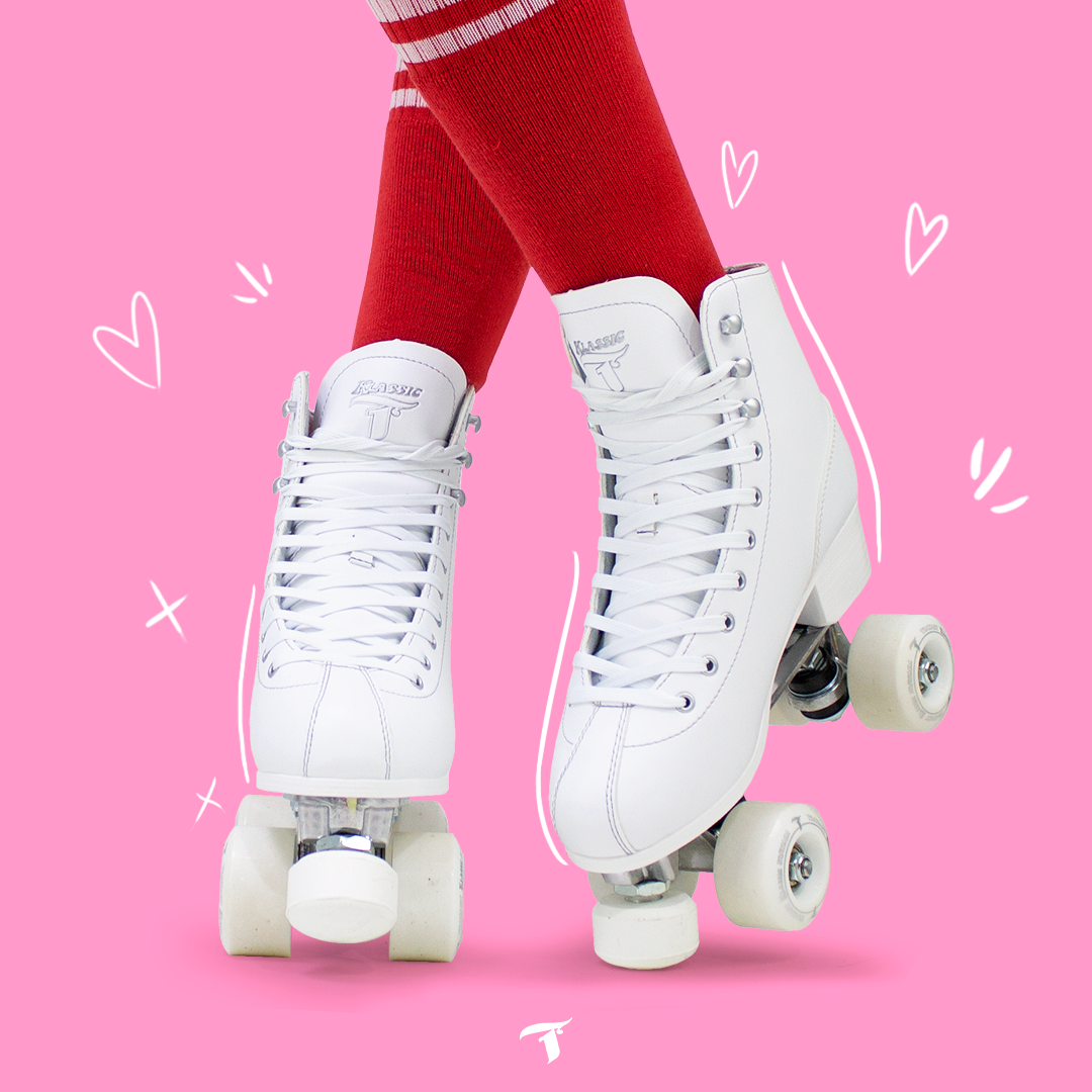 Patins Klassic Branco - 58mm x 32mm ABEC-5