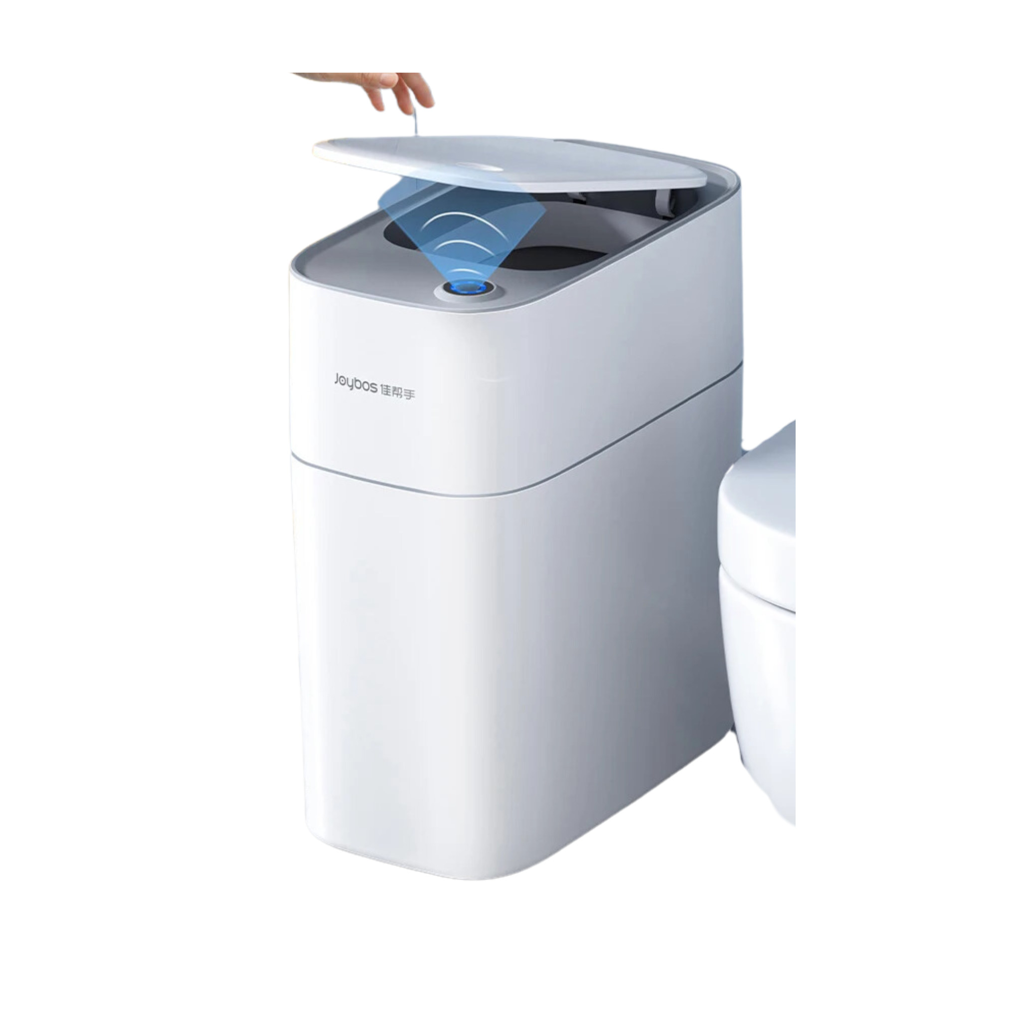 Lixeira JoyBoys Automática Inteligente 14L Branca