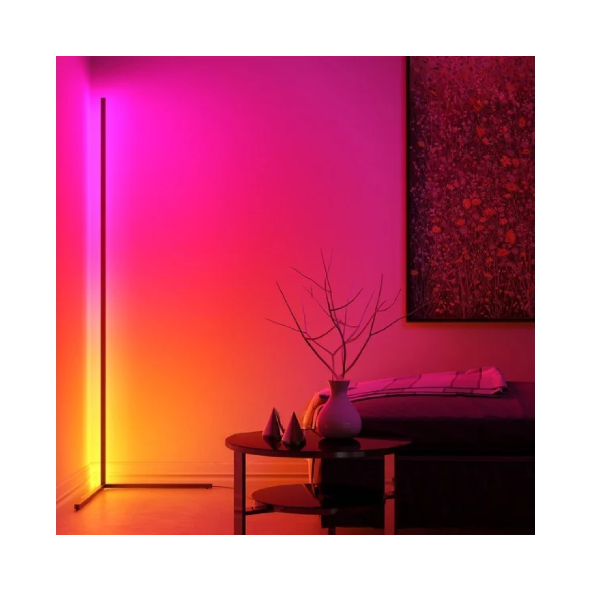 Luminária de Canto Inteligente LED/RGB Wifi Tuya