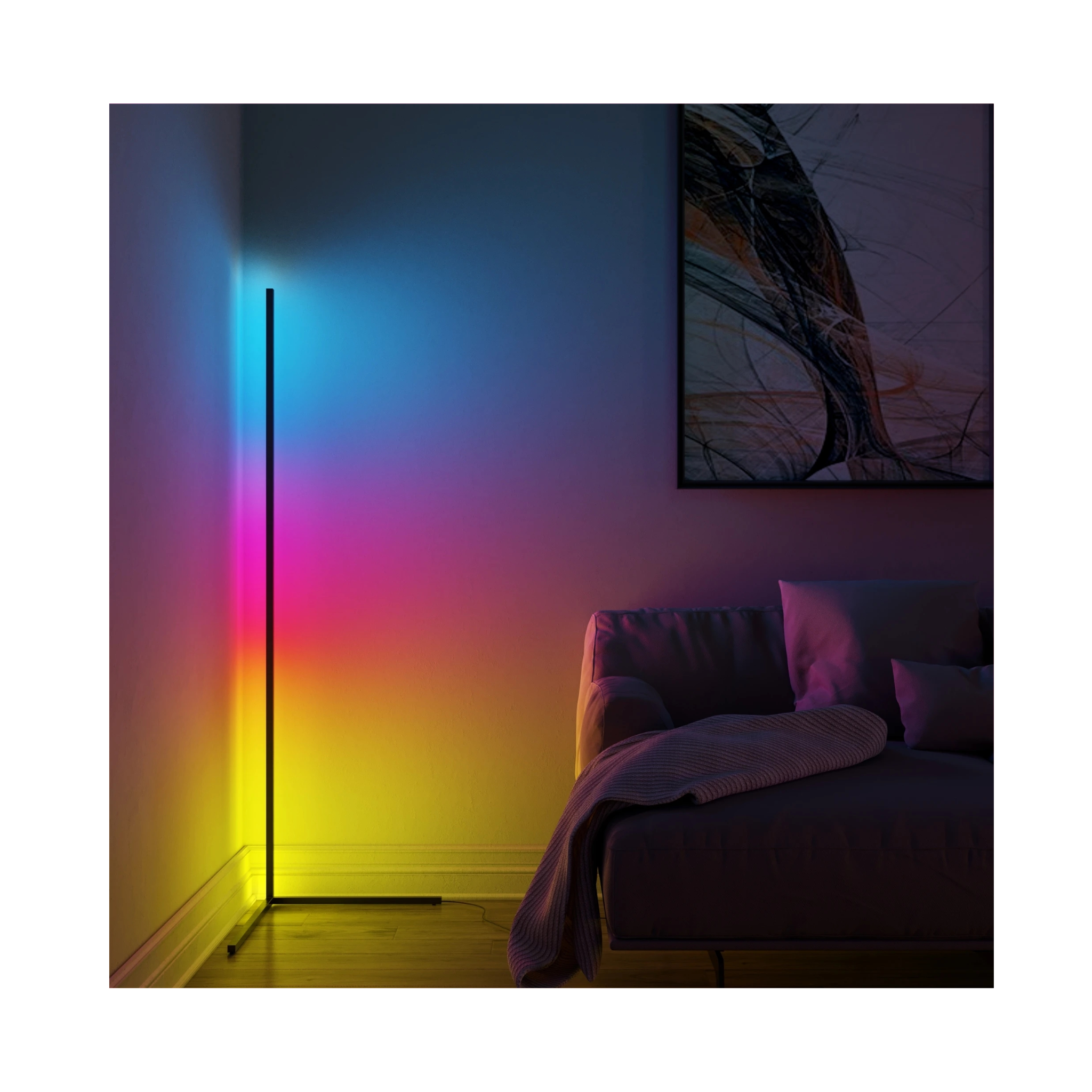 Luminária de Canto Inteligente LED/RGB Wifi Tuya