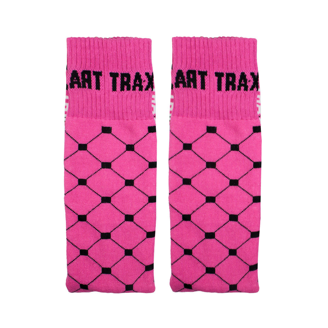 Meia Inline Traxart Quadradinhos Pink