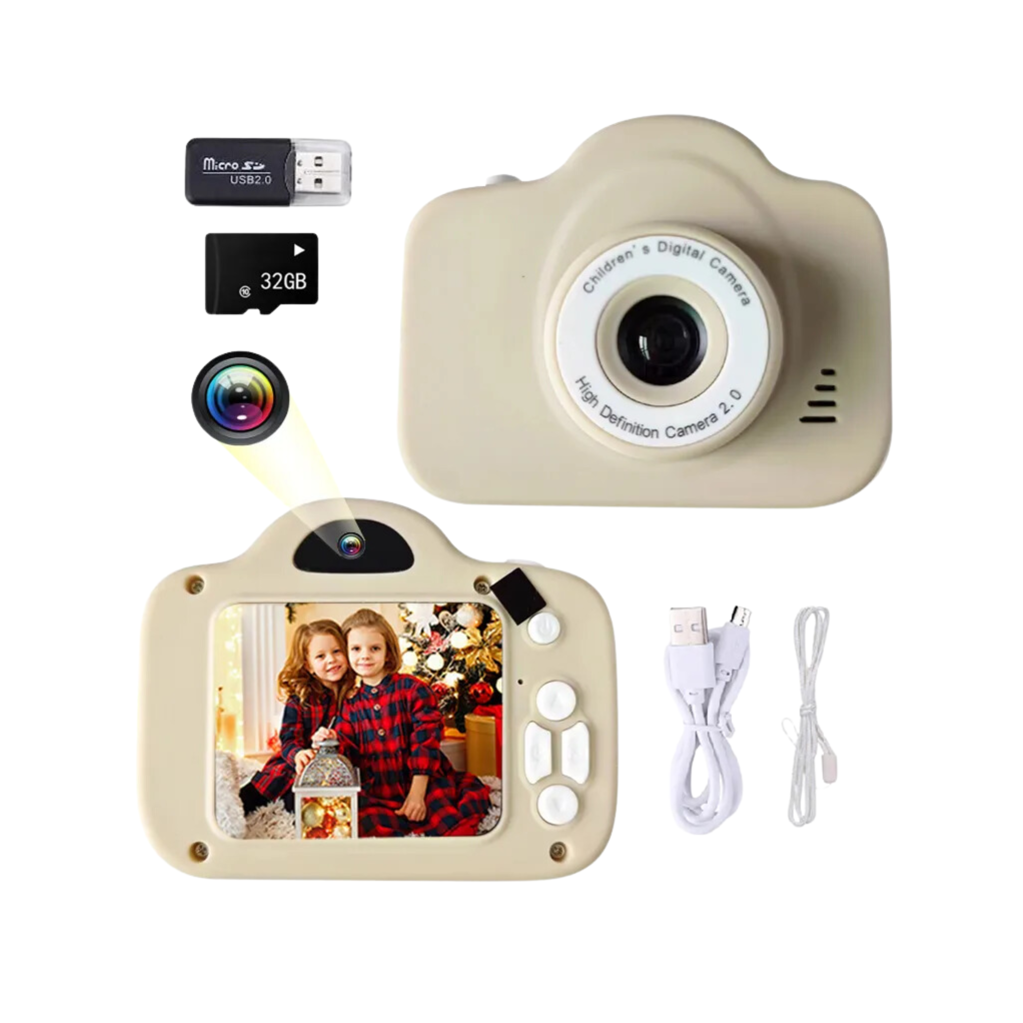 Mini Câmera Digital Kids HD 1080P