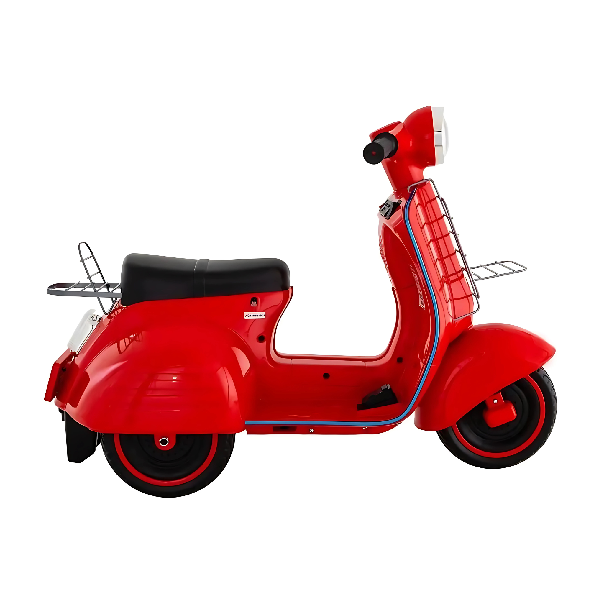 Moto Lambreta Elétrica Infantil 6V 2 Marchas ToyKids Premium