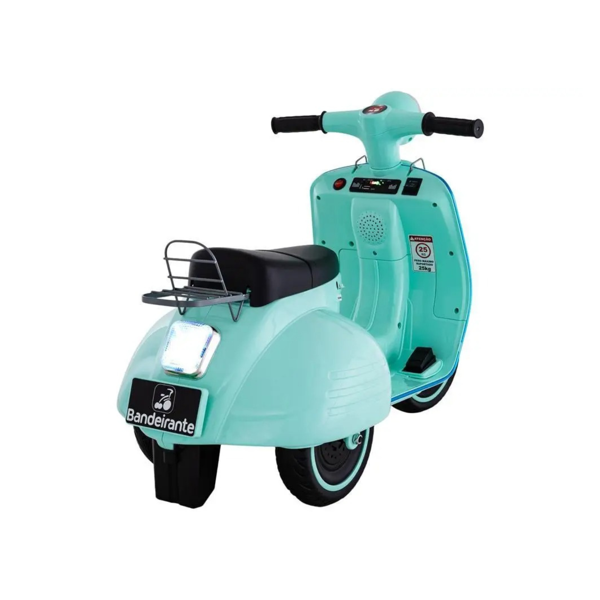 Moto Lambreta Elétrica Infantil 6V 2 Marchas ToyKids Premium