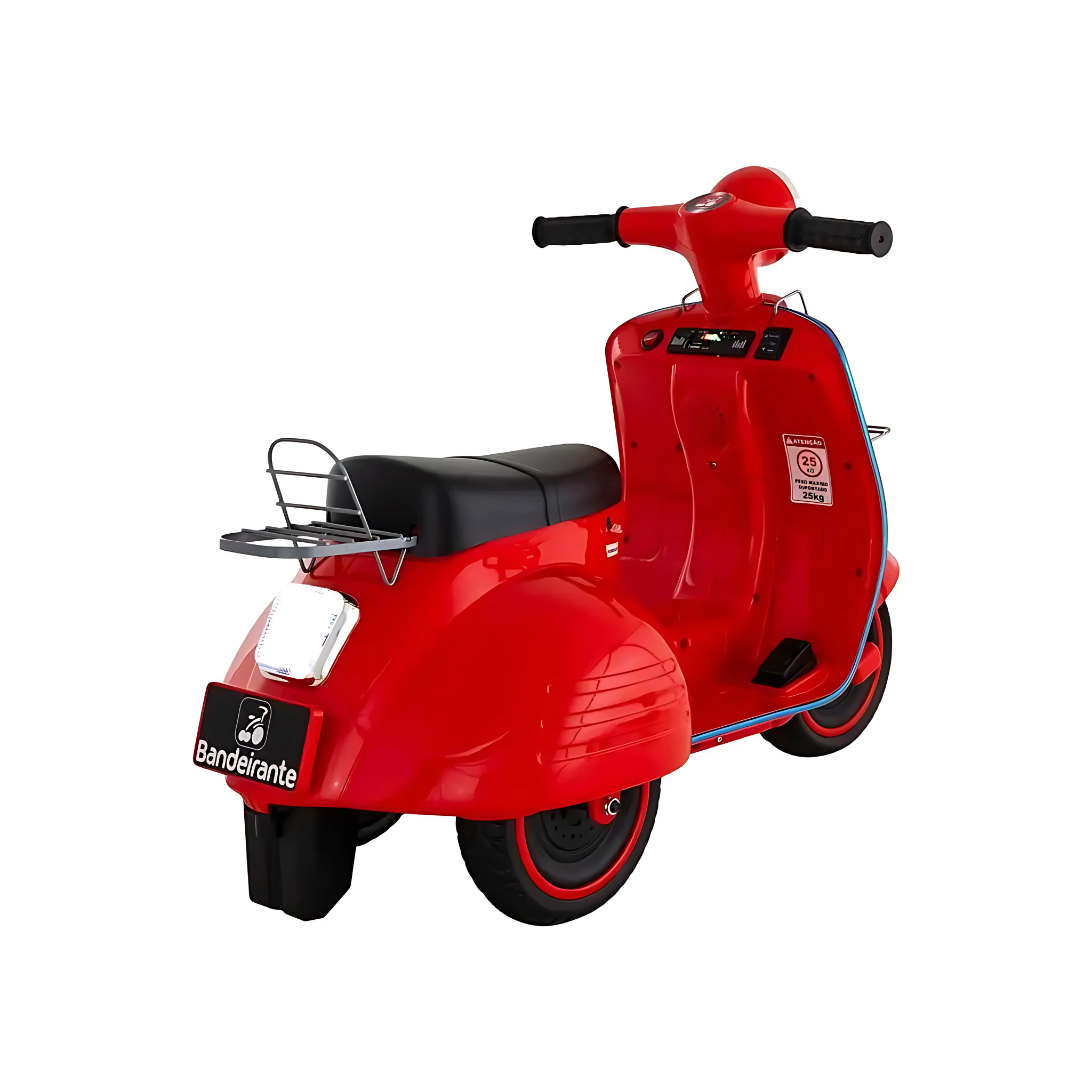 Moto Lambreta Elétrica Infantil 6V 2 Marchas ToyKids Premium