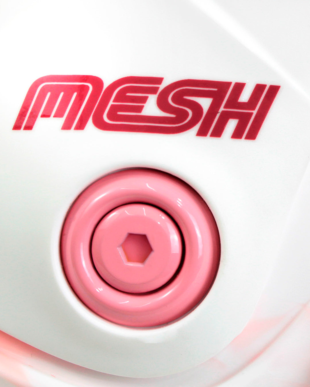 Patins Mesh Branco e Pink - 80mm ABEC-9 Cromo