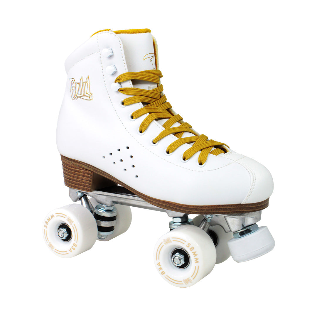 Patins Gold Branco - 58mm x 32mm ABEC-9