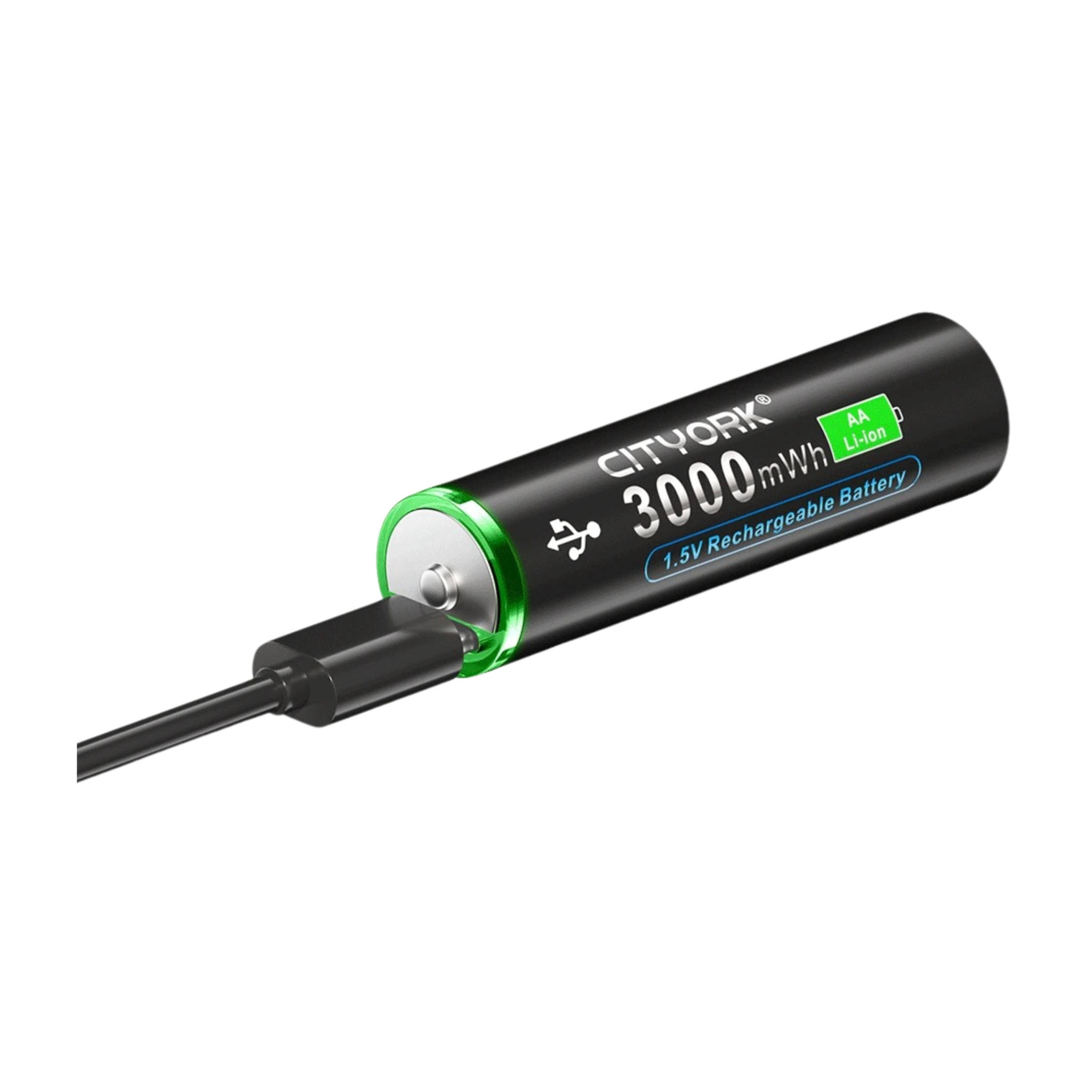 Pilha AA 3000mAh Recarregável Micro USB para Meta Quest 3/3S