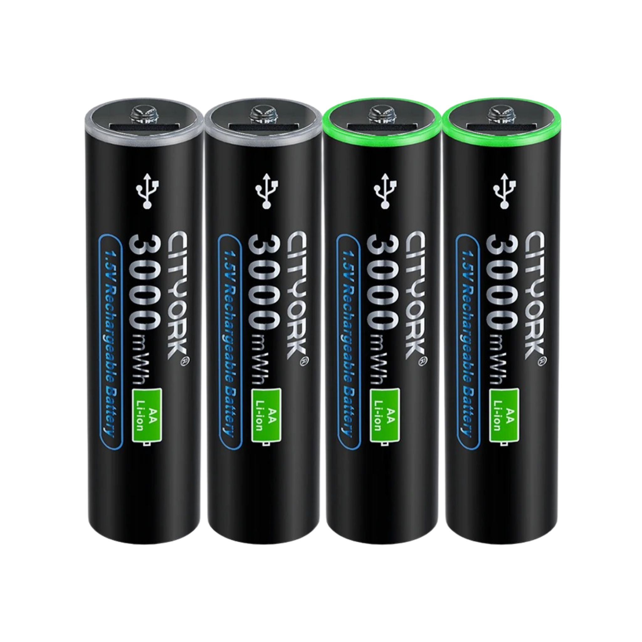 Pilha AA 3000mAh Recarregável Micro USB para Meta Quest 3/3S