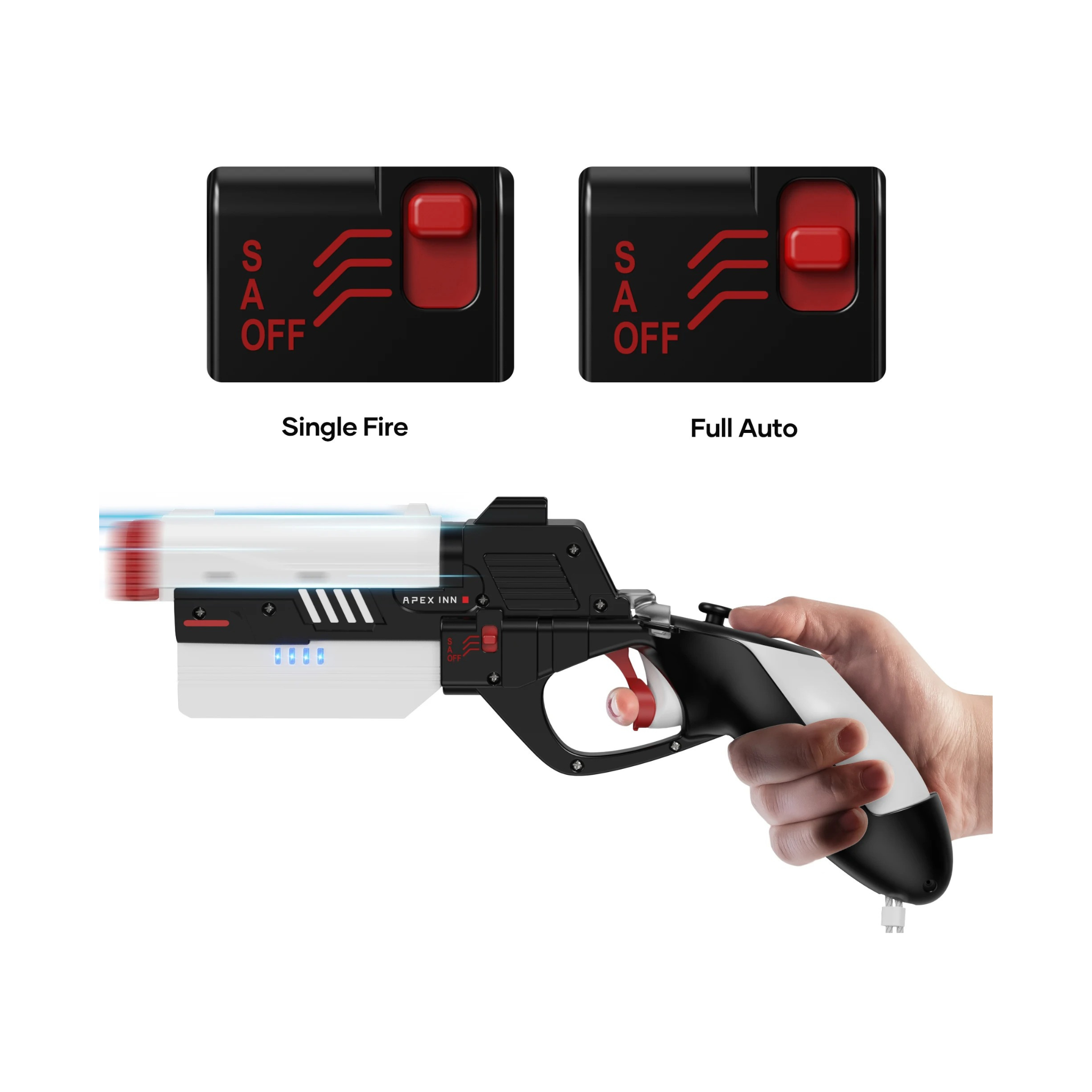 Pistola Suporte VR Controlador Quest 3/3S Premium
