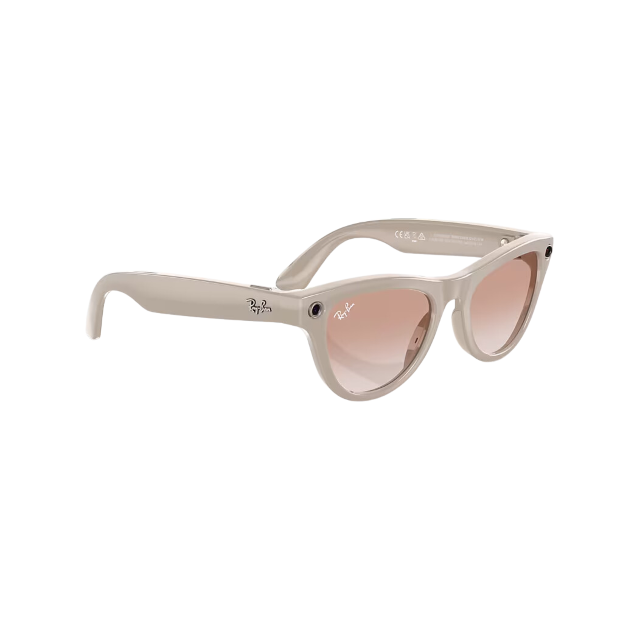 Óculos Ray-Ban ꟾ Meta Skyler Shiny Chalky Gray Cinnamon Pink M