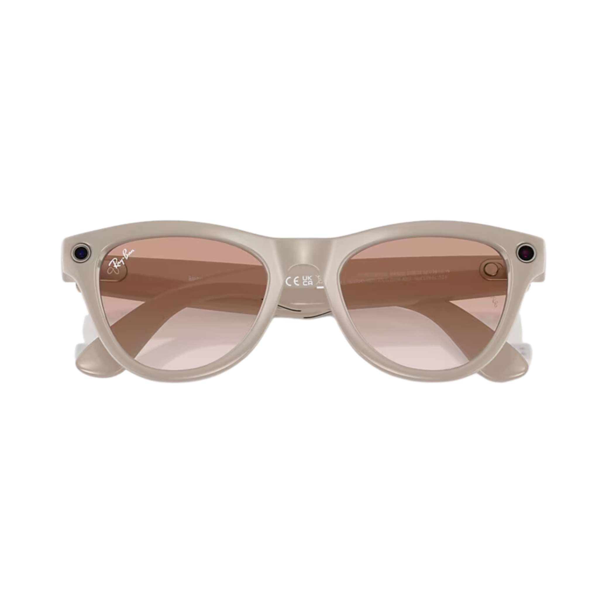 Óculos Ray-Ban ꟾ Meta Skyler Shiny Chalky Gray Cinnamon Pink M