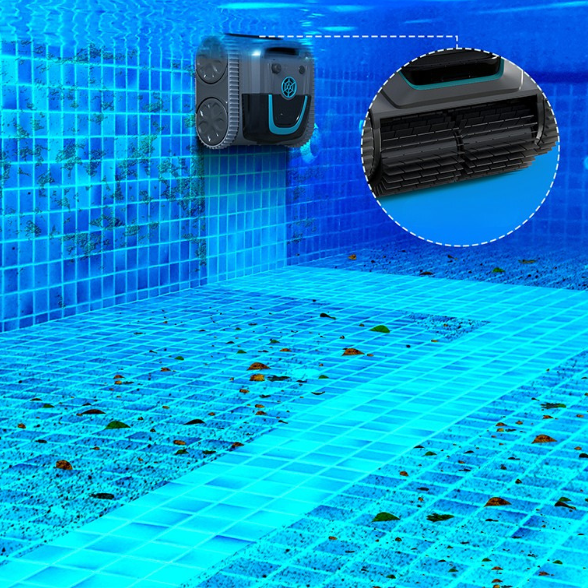 Robô Inteligente de Piscina Smart 3315 6400mAh Premium