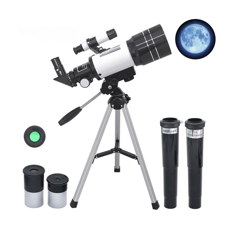 Telescópio Astronômico Profissional F30070 150x Zoom HD
