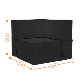 Canto Modular Zimma - Preto