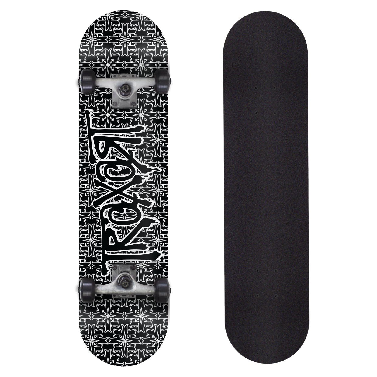 Skate Intermediário Black and Gray DX-040